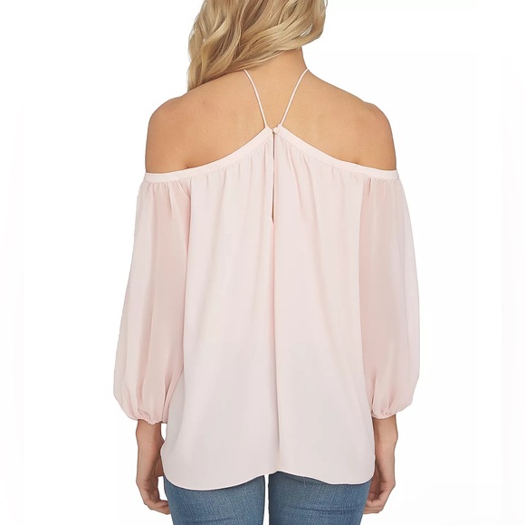 1. State Cold-Shoulder Blouse - Picture 3 of 8